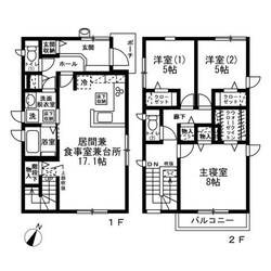 仮）仲手原貸戸建の物件間取画像